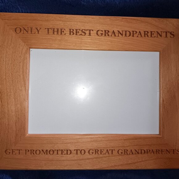 Only The Best! Frame for your heart - Beautiful 4 x 6 Grandparents Honor Frame - Picture 1 of 4